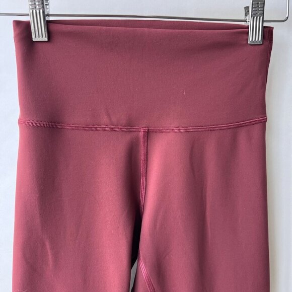Lululemon Wunder Train Highrise crop leggings, Savannah red, Size 6 B159 - Picture 5 of 9